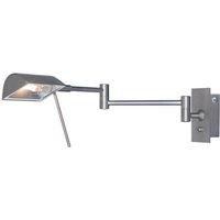 Mayfair Reading Light Satin Nickel