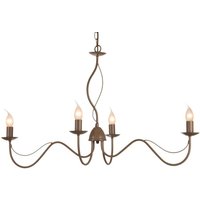 Long Island Multi Arm Pendant Ceiling Light Pale Taupe