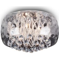 Ice Cylindrical Ceiling Light Chrome