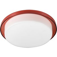 Tray Flush Ceiling Light Red