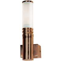 Inox Outdoor Modern Wall Light Brown IP44