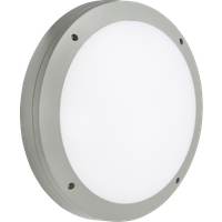 LED Round Bulkhead CCT with Microwave Sensor Grey 230V IP65 18W