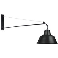 Rafina Sconce Dome Wall Lamp 1x E27 Max 40W Black