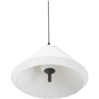 Saigon Grey, Matt White Pendant Lamp T70 Cone Cap IP65