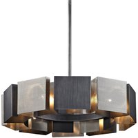 Impression 10 Light Pendant Black