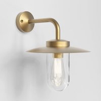 Portree LED Outdoor Wall Light Coastal Solid Brass IP44, E27