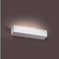 Eaco 2 Light Indoor Large Wall Light White Plaster, G9