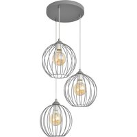 Mercure Cluster Pendant Ceiling Light Grey 40cm