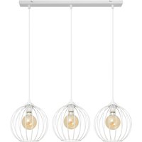 Mercure Straight Bar Pendant Ceiling Light White 70cm