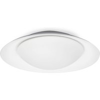 Side LED Indoor Medium Flush Wall Light White