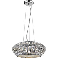 Armel 4 Light LED Chrome Ceiling Fitting
