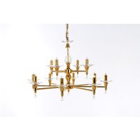 San Marino 12 Light Gold 12 Arm Chandelier