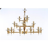 San Marino Gold 21 Arm Chandelier