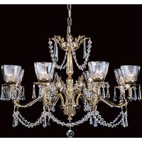 Livorno Halogen Strass 8 Arm Chandelier