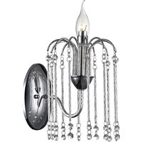 Bette 1 Light Chrome Candle Wall Lamp