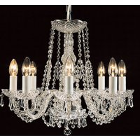Modra Crystal Strass 8 Arm Chandelier