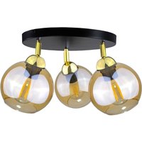 Thea Ceiling Spotlight Clusters Gold, 30cm, 3x E27