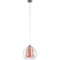 Kula Dome Pendant Ceiling Light Copper, 30cm, 1x E27