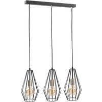 Lex Bar Pendant Ceiling Light Gold, 60cm, 3x E27