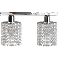 Diament Twin Ceiling Spotlight Hanging Droplets, 50cm, 2x E27