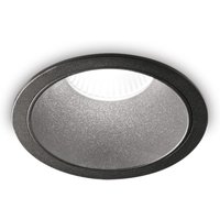 Game Round Recessed Downlight Black 3000K