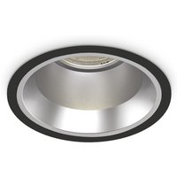 Off Round Recessed Downlight Black 16.2cm 3000K