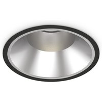 Off Round Recessed Downlight Black 21.8cm 4000K