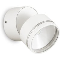 Omega Round Single Spotlight White IP54 4000K