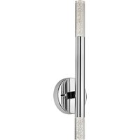 One Up Down Integrated LED Wall Lamp, Chrome, Clear, 3000K, 900Lm