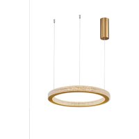 Fiore Integrated LED Pendant Ceiling Light Antique Gold Brass Aluminium LED 40W 2139Lm 3000K