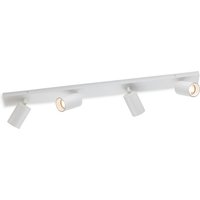 Max 4 Light Spotlight Flush Bar White