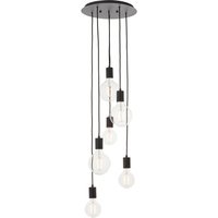 Studio Modern Industrial Cluster Pendant Matt Black