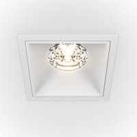 Maytoni Alfa LED Square Dimmable Recessed Downlight White, 1150lm, 3000K