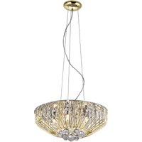 Carlo 6 Light Gold Ceiling Fitting