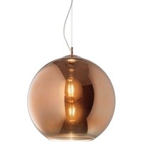 Nemo 1 Light Medium Dome Ceiling Pendant Copper, E27