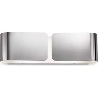 Clip 2 Light Indoor Large Wall Light Chrome, E27