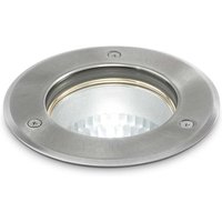 Park 1 Light Medium Round Recessed Spotlight Steel IP65, E27