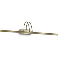 Bow LED Large Picture Wall Light Antique Brass