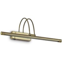 Bow LED Medium Picture Wall Light Antique Brass