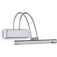 Bow LED Small Picture Wall Light Chrome