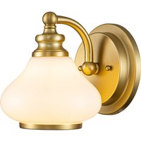 Hinkley Ainsley Wall Lamp Brushed Brass, IP44