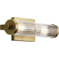 Kichler Azores Bathroom Wall Lamp Natural Brass, IP44