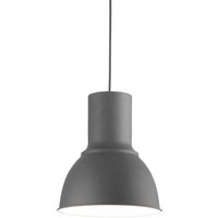 Breeze 1 Light Dome Ceiling Pendant Black, E27