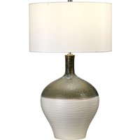 Eden Park 1 Light Table Lamp Gold, Green, E27