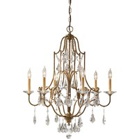 Valentina 6 Light Chandelier Bronze Finish, E14