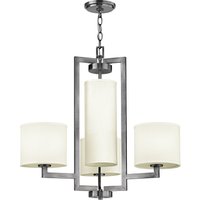 Hampton 4 Light Multi Arm Ceiling Pendant Chandelier Antique Nickel, E27