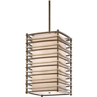 Moxie 4 Light Ceiling Pendant Bronze, E27