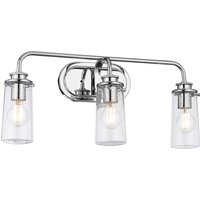 Kichler Braelyn 3 Light Wall Light Chrome IP44