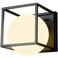 Desigual Large Wall Lamp, 1 Light E27, Matt Black