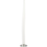 Estalacta Floor Lamp 1 Light Small Indoor, Silver/Opal White